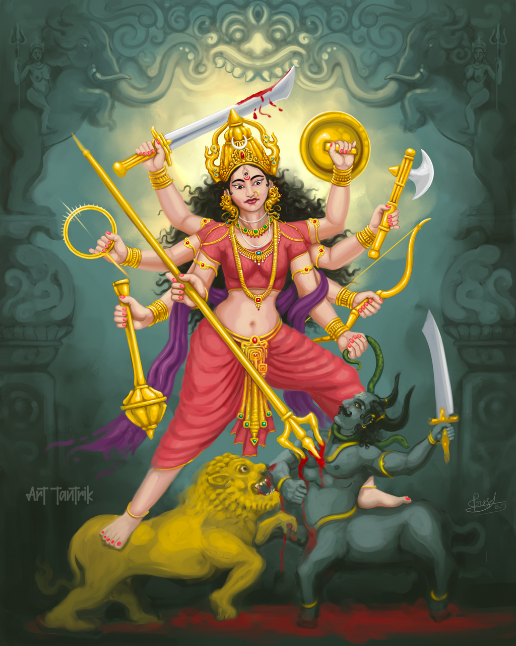 Mahishamardini