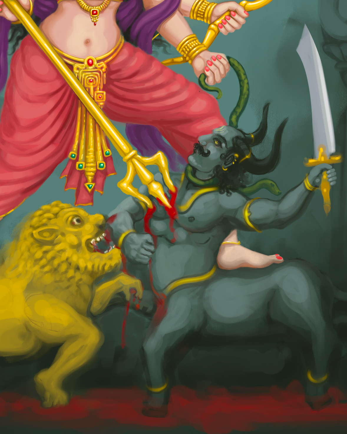 Mahishamardini